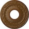 Ekena Millwork Nadia Ceiling Medallion (Fits Canopies up to 4 7/8"), 12 1/8"OD x 3 5/8"ID x 7/8"P, Smokey Topaz CM12NASTF - alternate 1